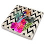 Hermia Alfombrilla de cristal de piedra natural Multicolor (4 piezas) de 10x10x1 cm